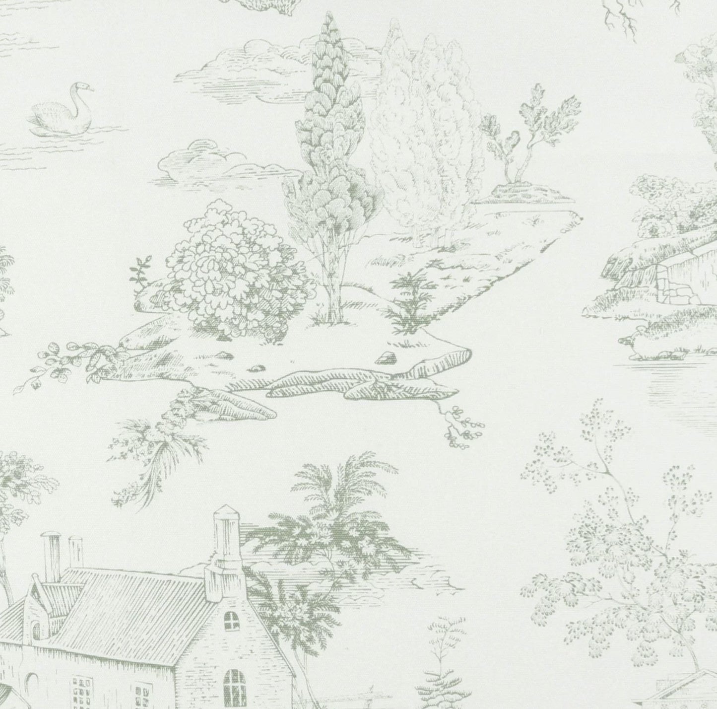 Personalized Toile de Jouy Cosmetic pouch