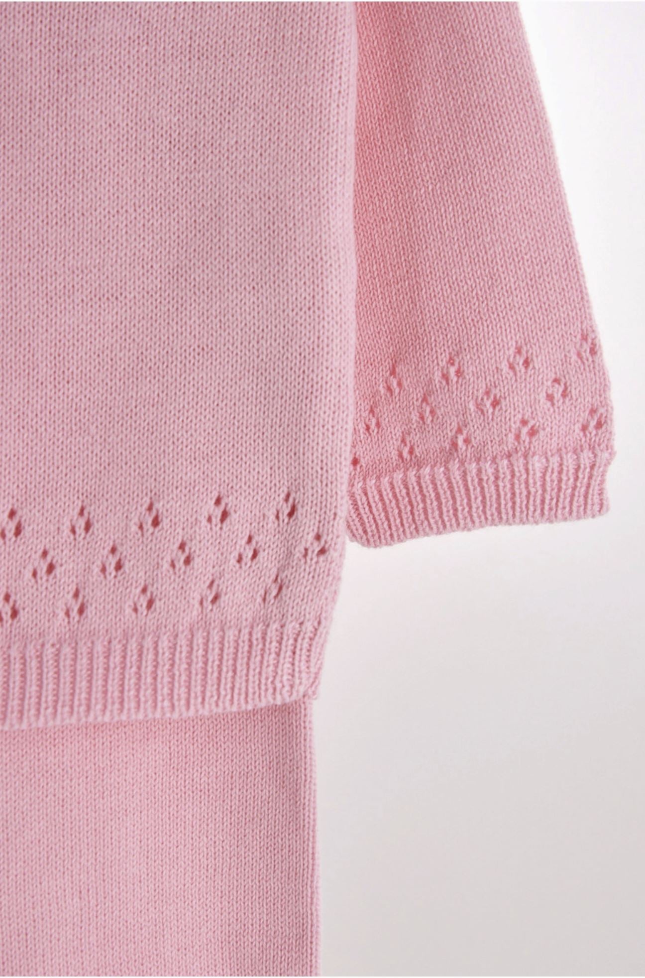 Ensemble personnalisé 3 pièces en tricot de coton délicat