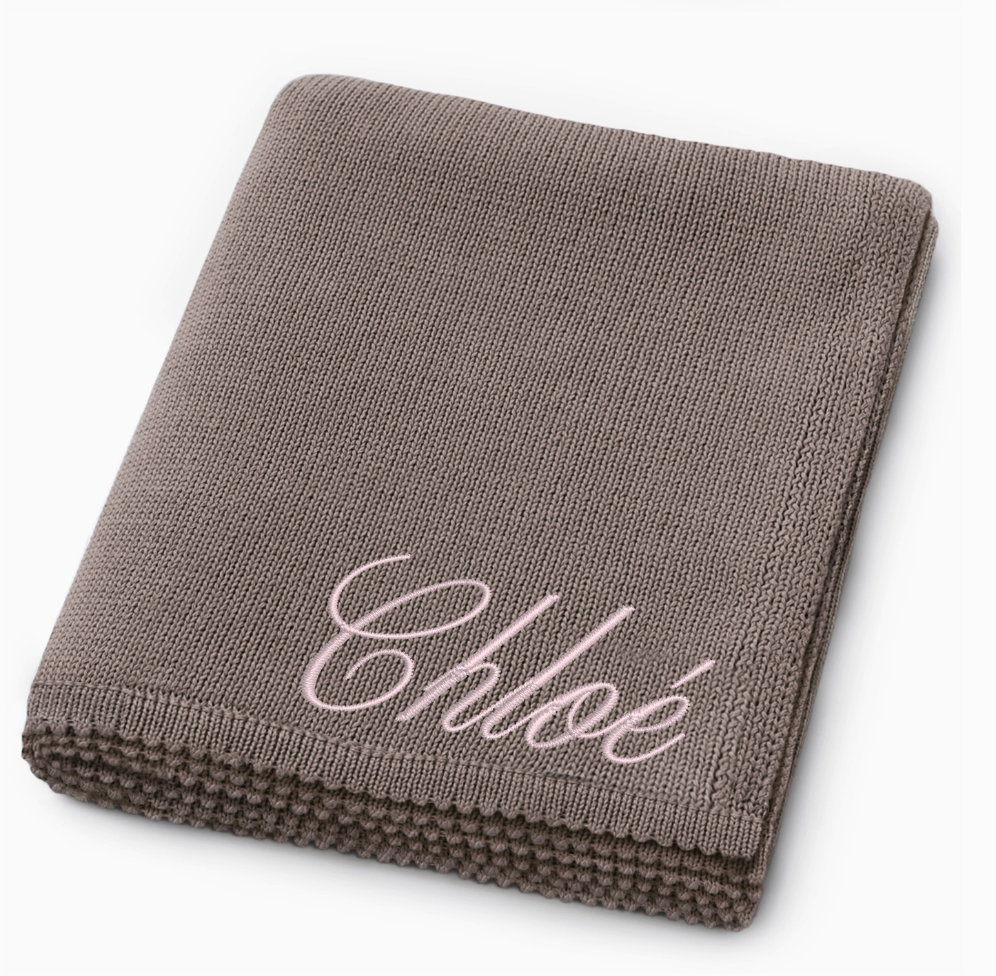 Couverture bébé de luxe personnalisée coton 100 % biologique