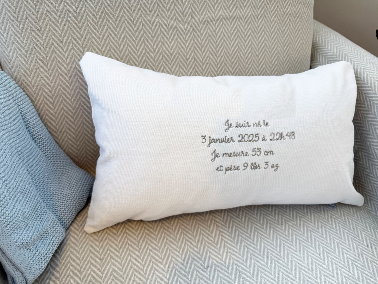 Coussin personnalisé