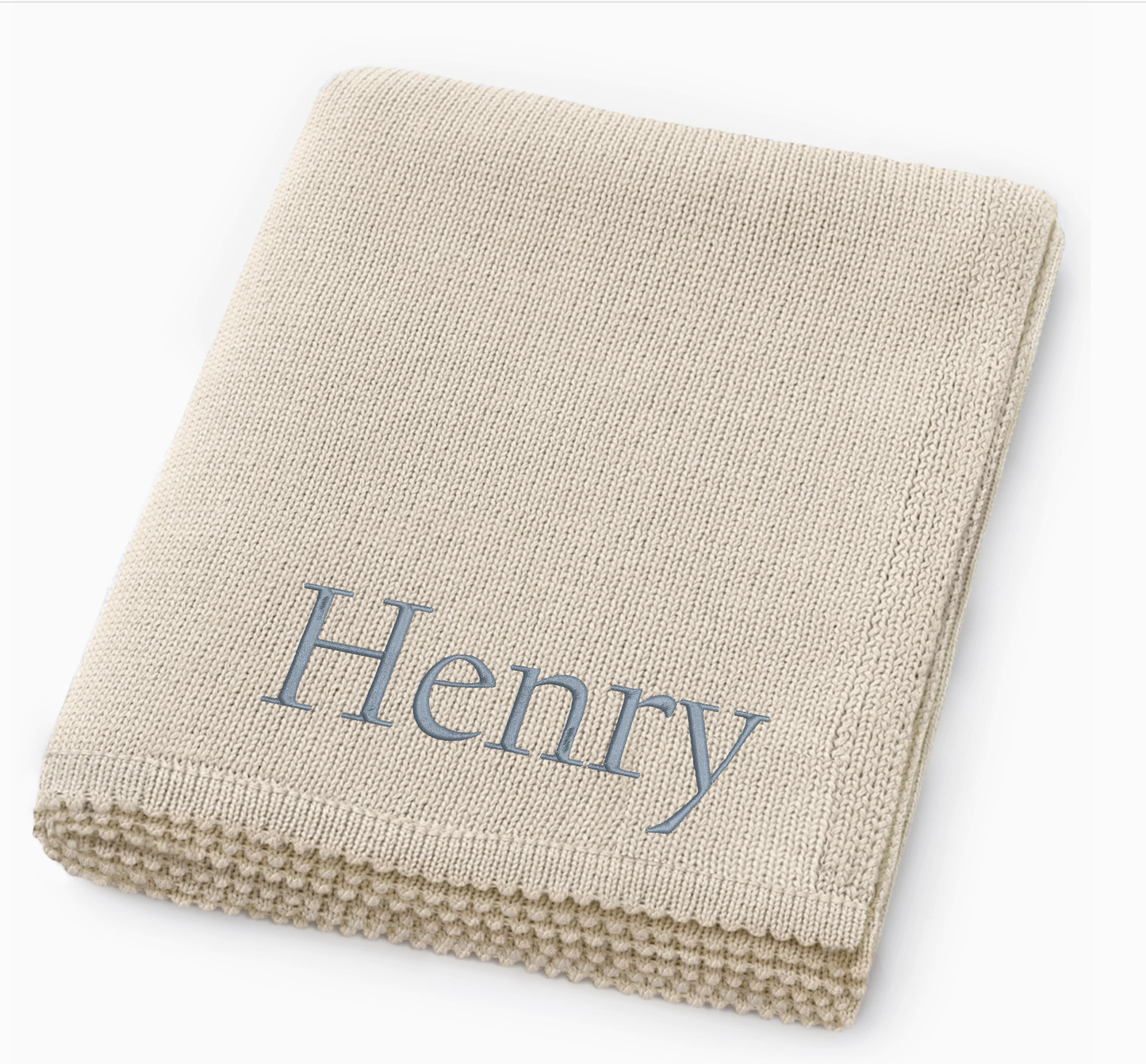 Couverture bébé de luxe personnalisée coton 100 % biologique