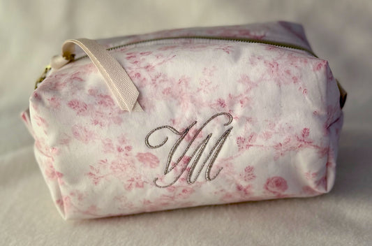 Pochette fleurie personnalisée