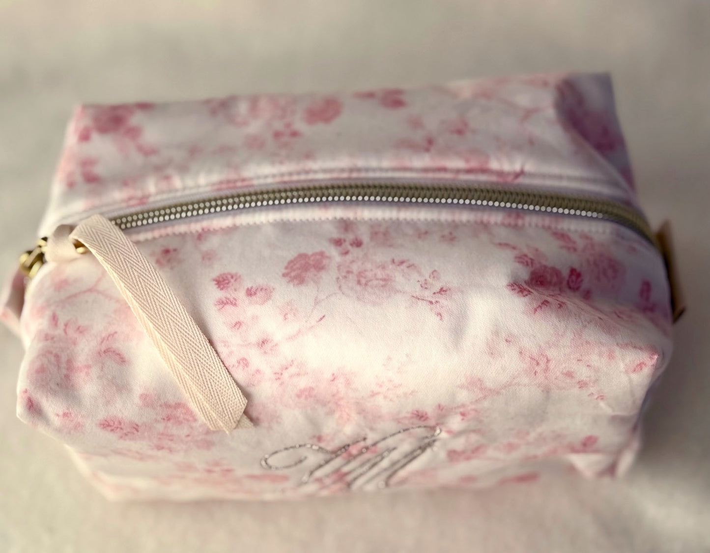 Pochette fleurie personnalisée
