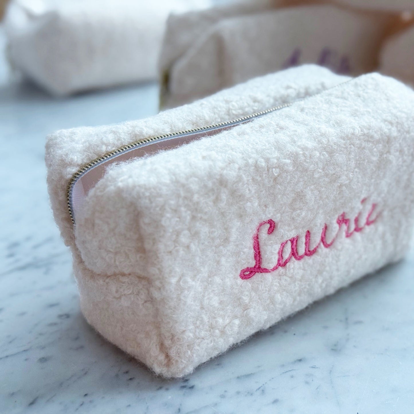Personalized Teddy makeup bag