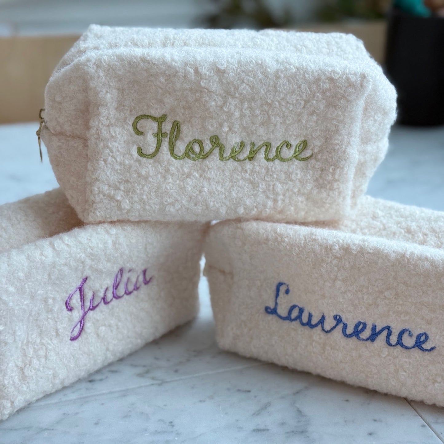 Personalized Teddy makeup bag