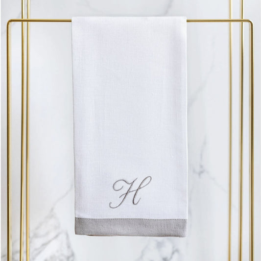 Linen guest hand towel