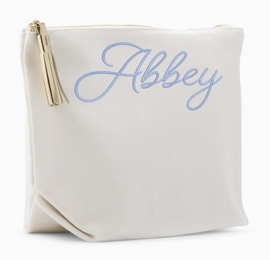 Trousse de maquillage en toile personnalisée